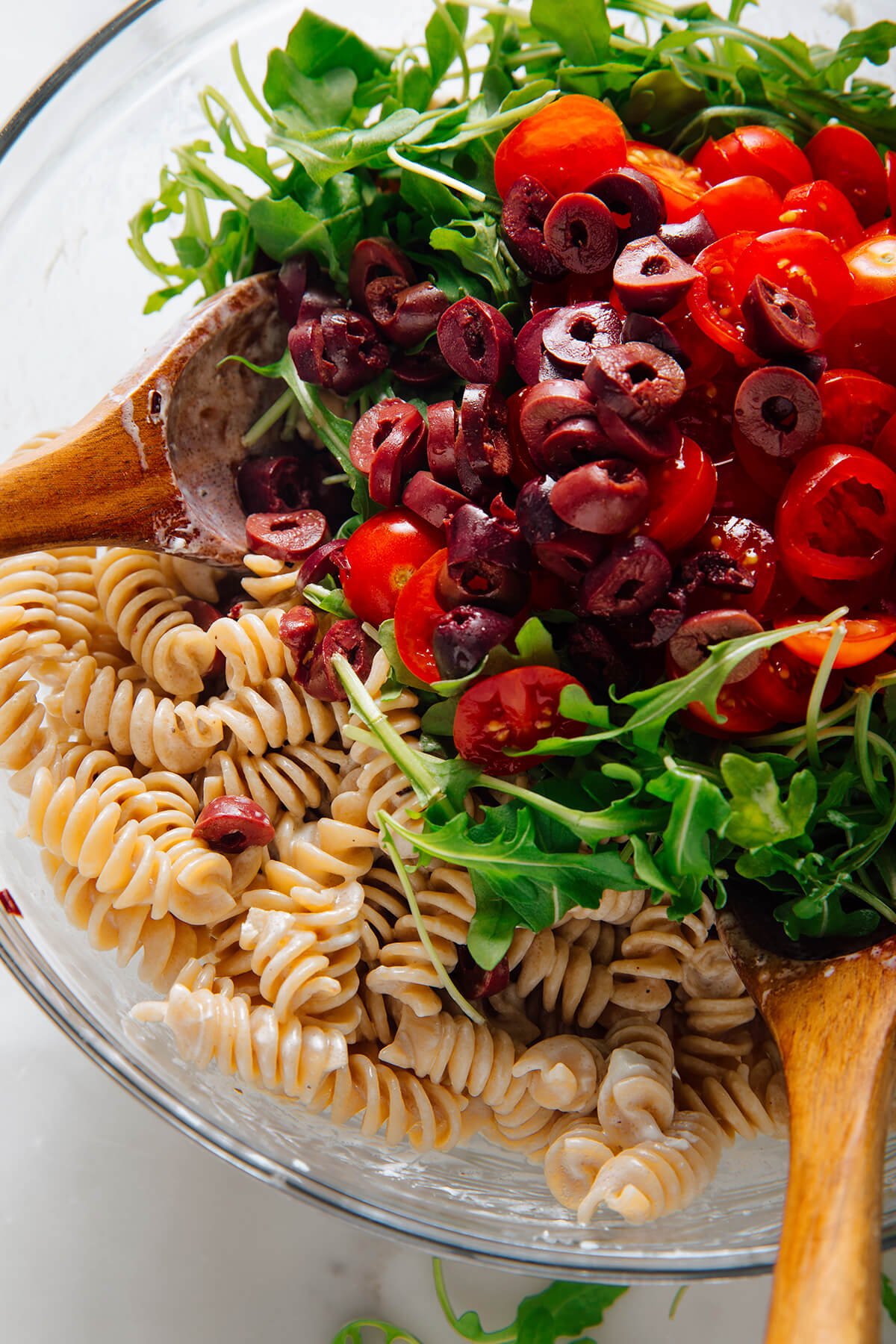 how to make arugula pasta salad