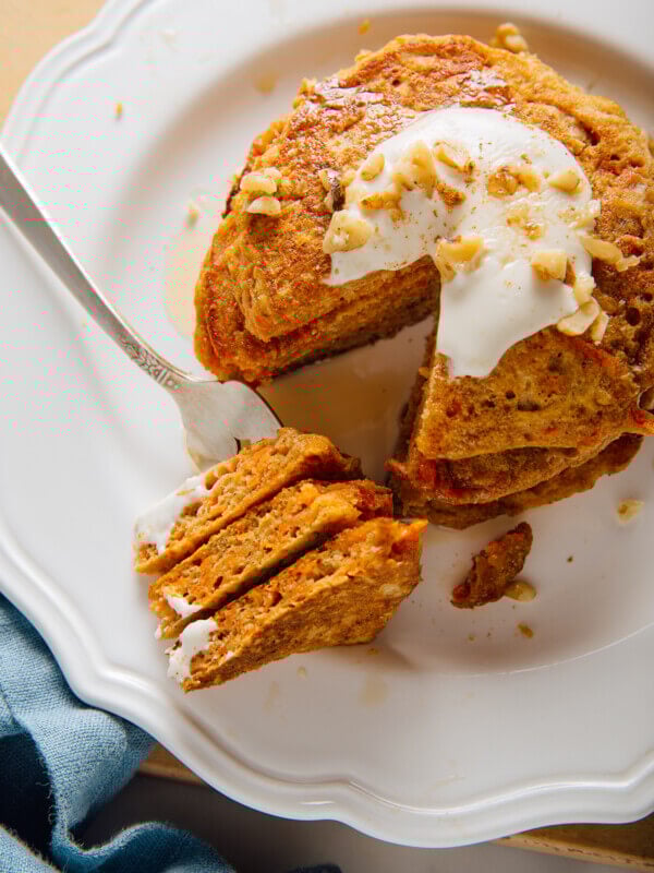 carrot cake pancakes recipe