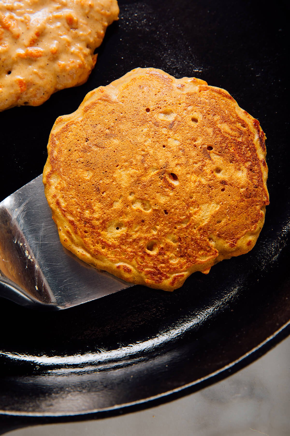 how to cook carrot cake pancakes