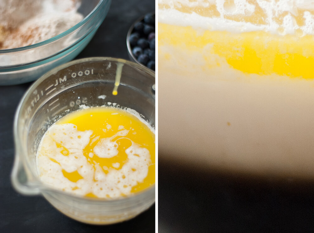 blueberry maple cake ingredients