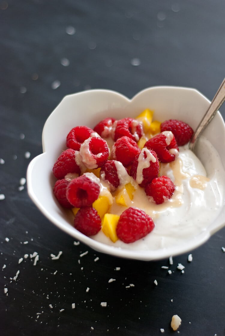 coconut butter on yogurt