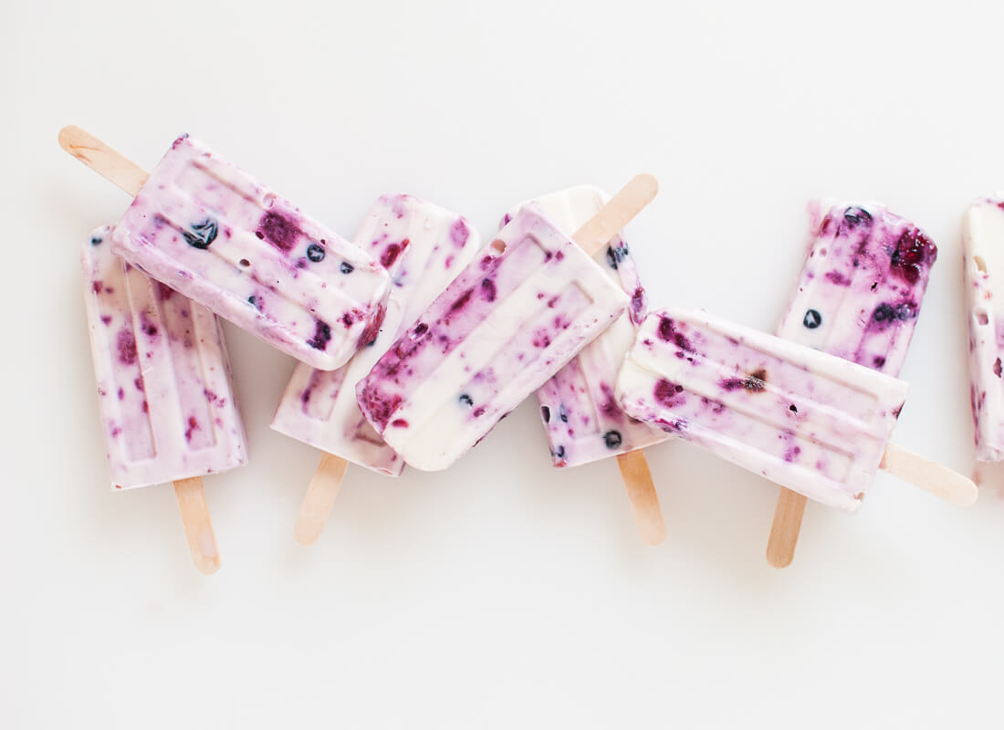 roasted berry popsicles recipe