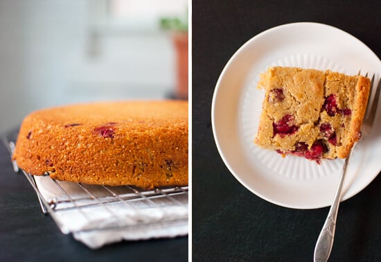 cranberry maple cornbread