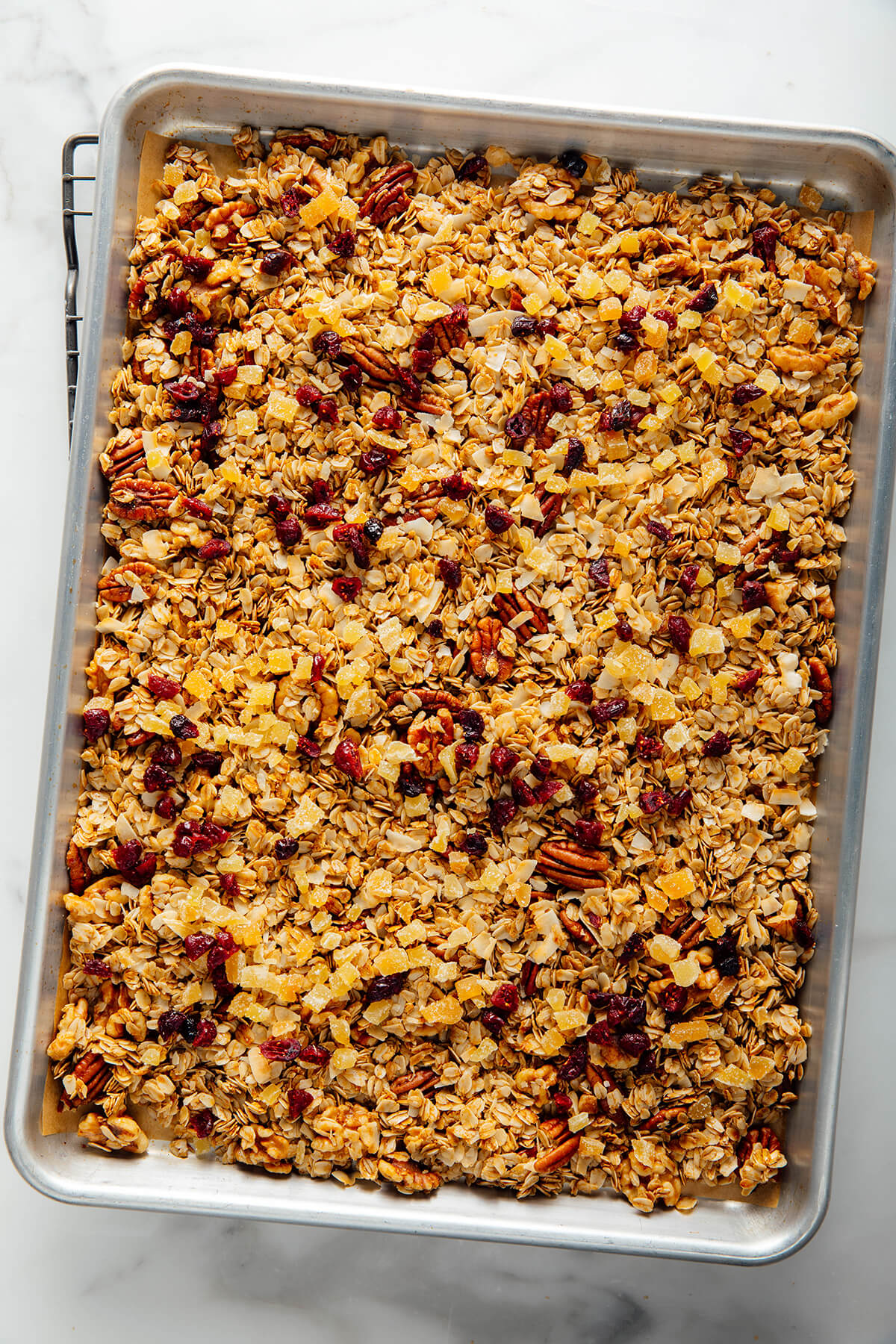 baked gingerbread granola
