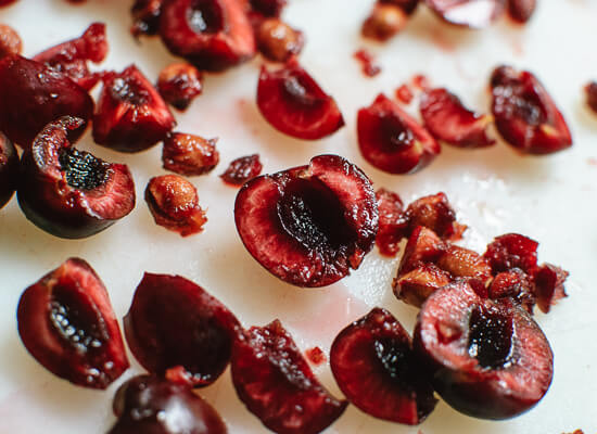 pitted cherries
