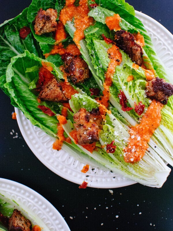 Sun-dried tomato Caesar salad recipe