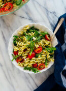 pasta salad with pesto