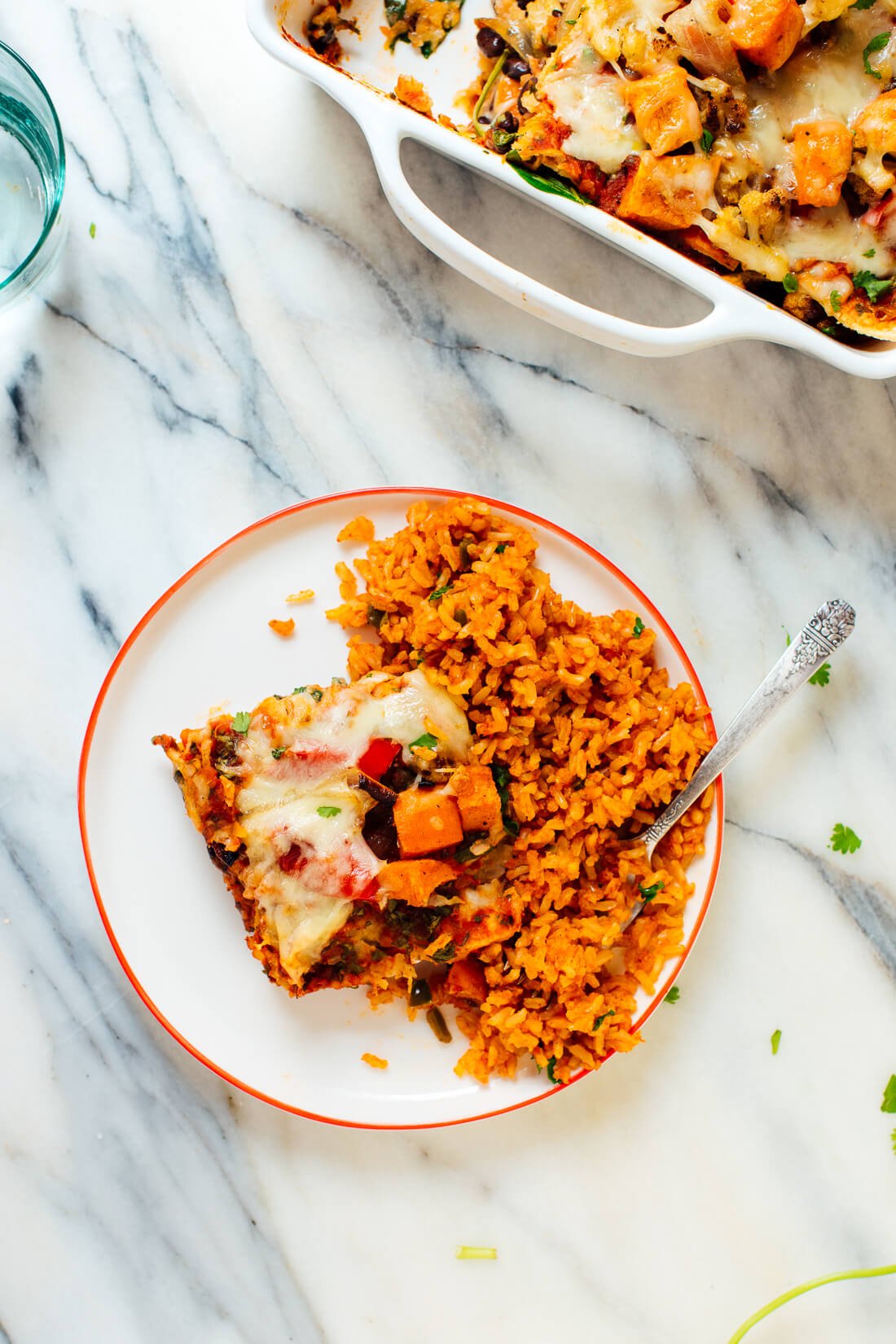 vegetarian enchilada casserole