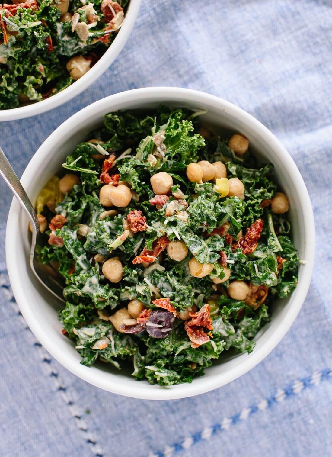 Get your greens with this healthy and satisfying Greek kale salad recipe