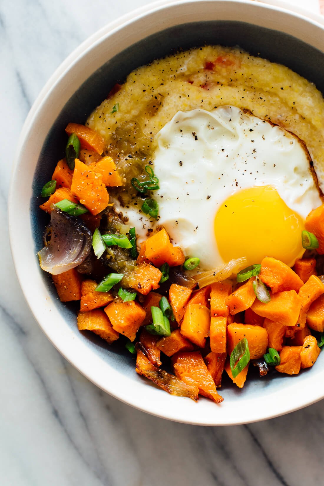 Serve this goat cheese grits recipe for breakfast, brunch or dinner!