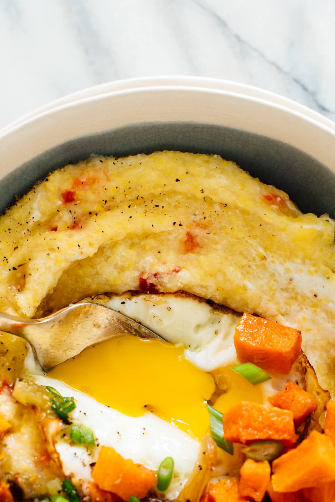 Serve this goat cheese grits recipe for breakfast, brunch or dinner!