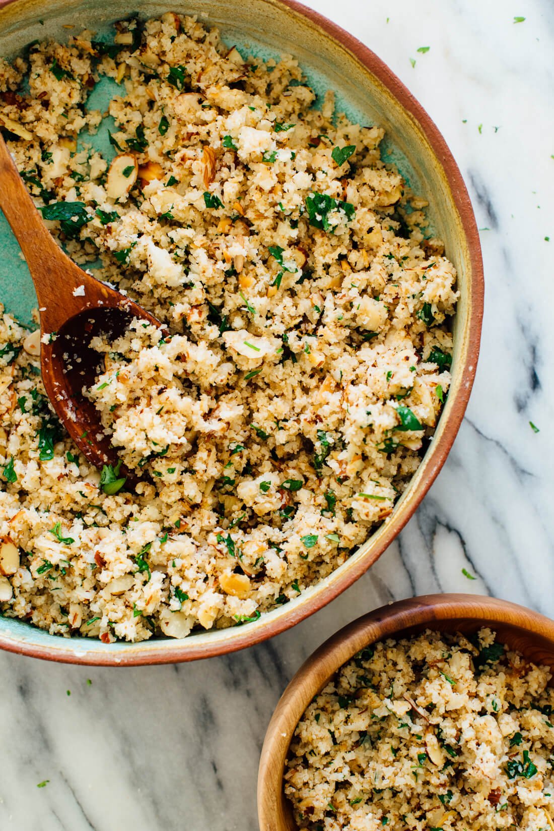 Mediterranean cauliflower rice recipe