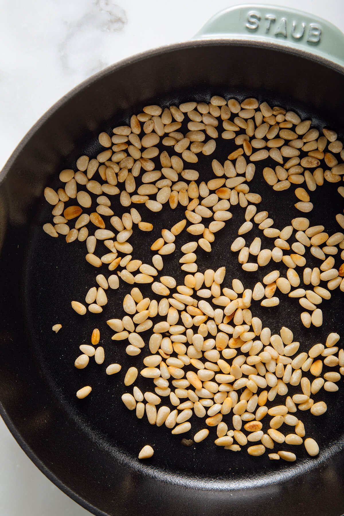 toasted pine nuts